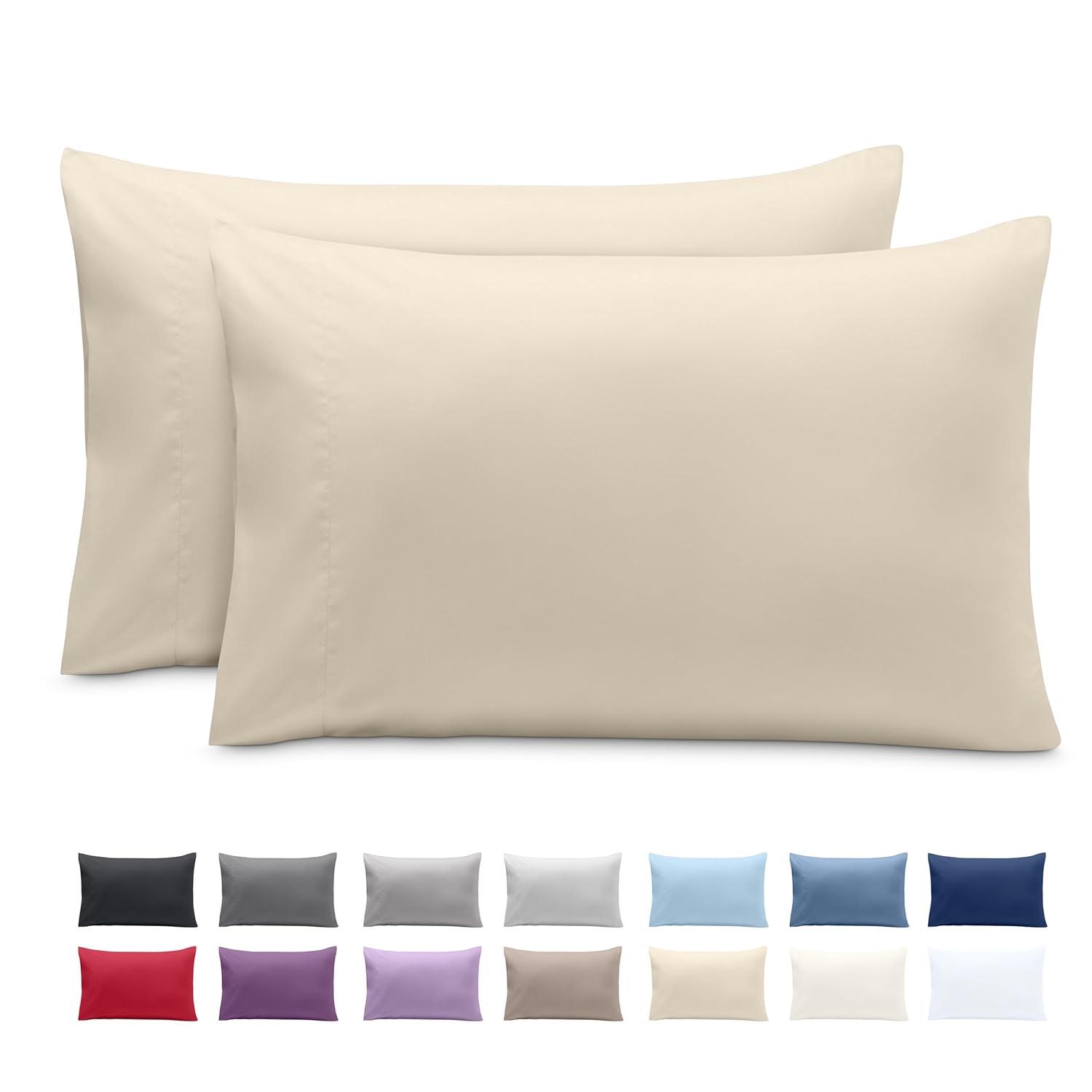 Bare Home Microfiber Pillowcase Set Envelope Closure