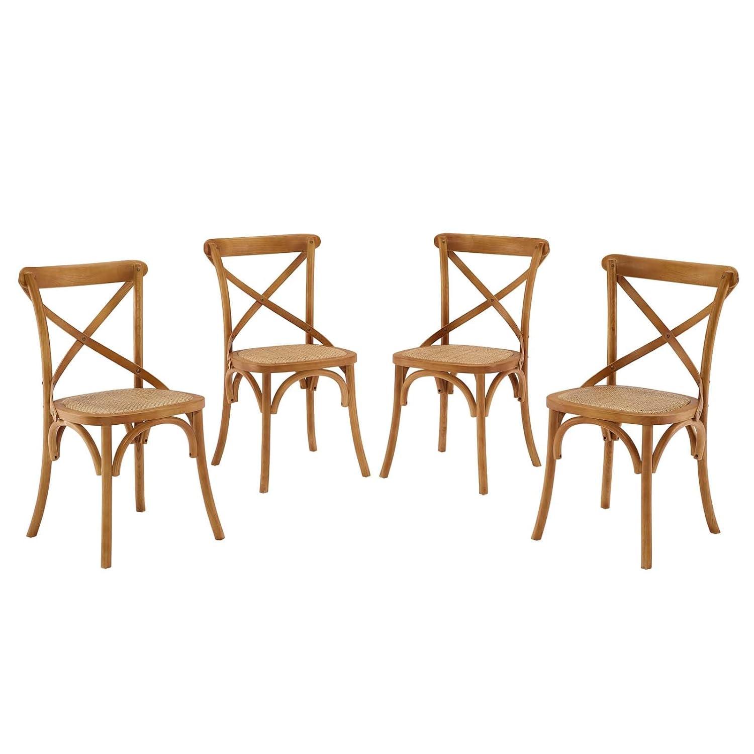 Modway Gear Dining Side Chair Set of 4