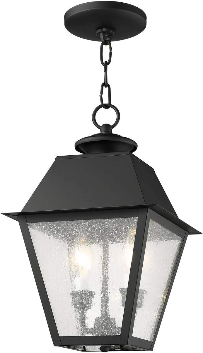 Livex Lighting Mansfield 2 - Light Pendant in  Black