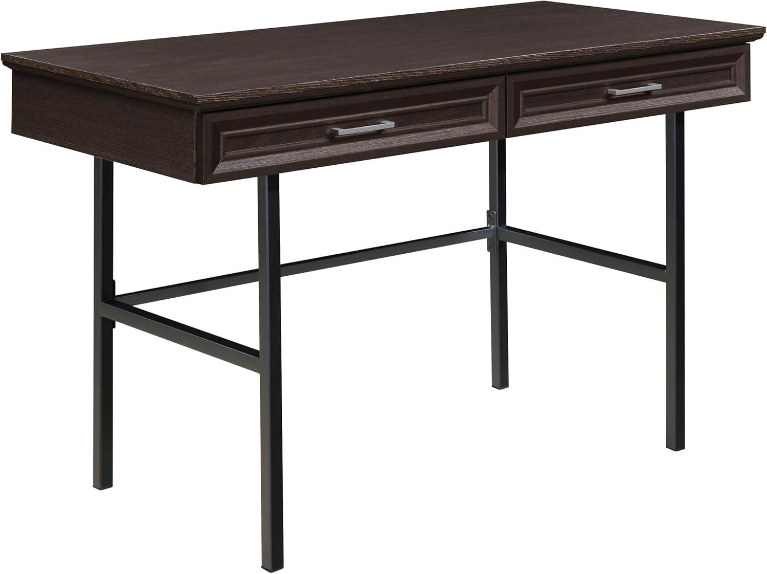 Jefferson Engineered Wood Writing Desk with Lockdowel in Espresso Finish