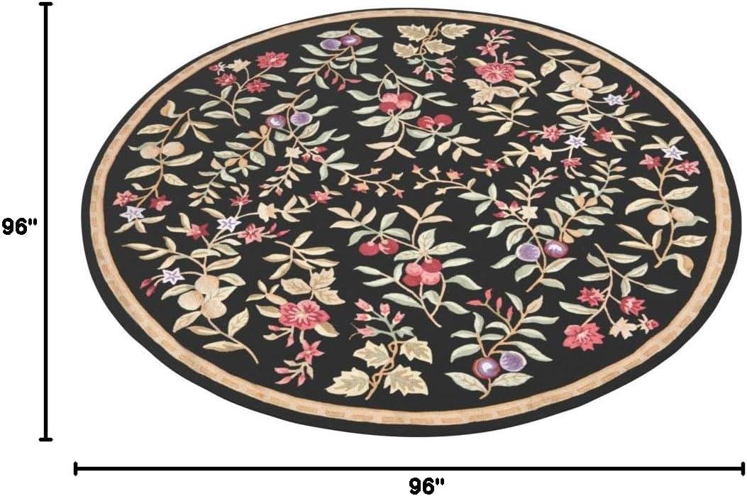 Taran Hand Hooked Floral Rug