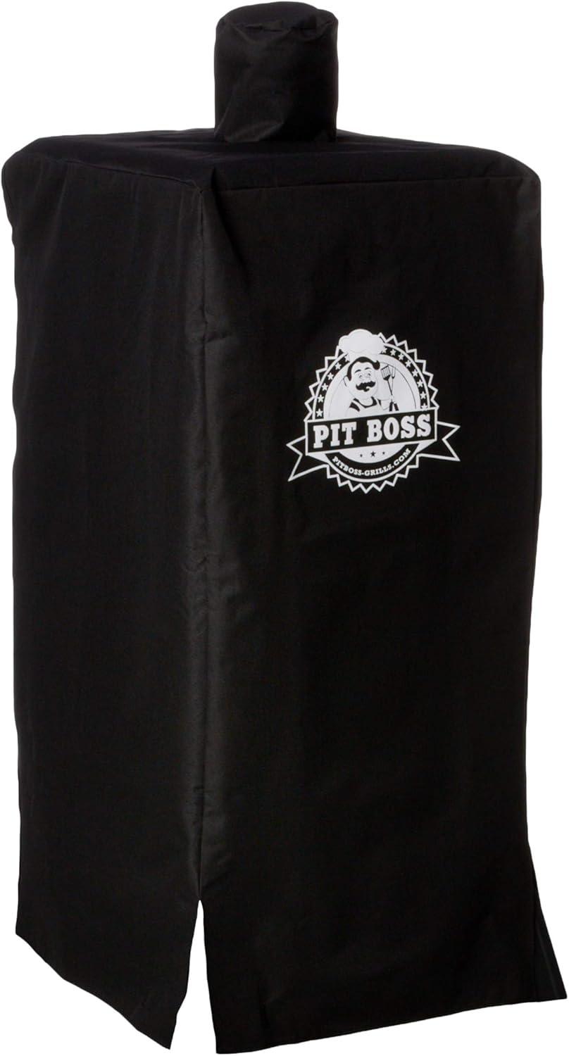 Pit Boss Black PVC-Backed Polyester Vertical Smoker Cover