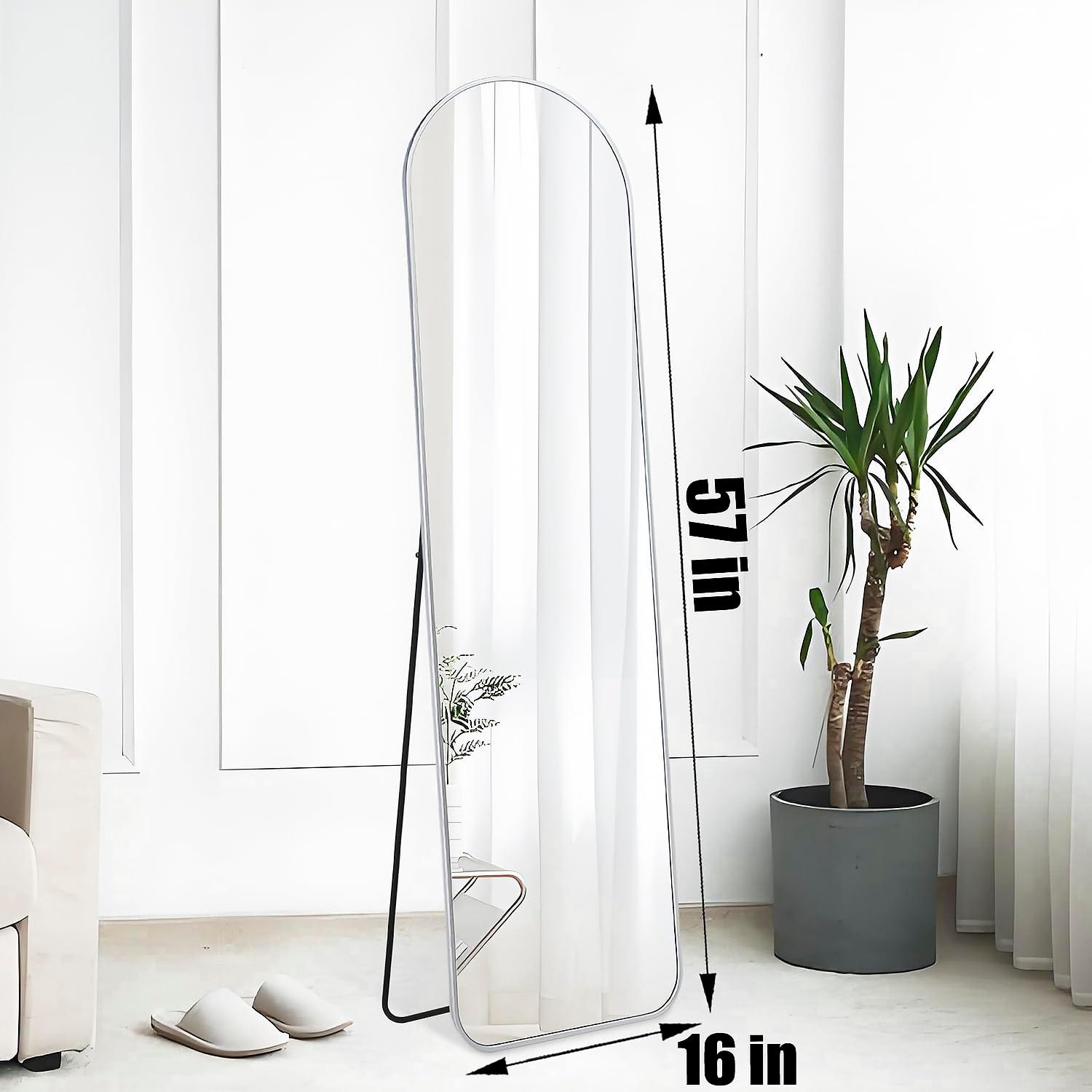 Luxhomez 36" x 24" Arch Wall Mirror for Vanity/ Bathroom, Metal Bathroom Mirror with Waterproof Aluminum Alloy Frame, Gold