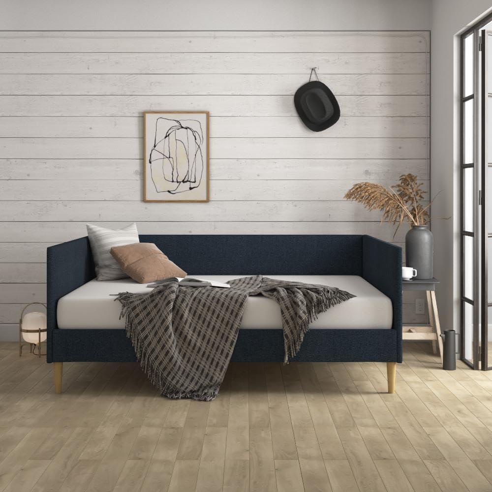 DHP Franklin Mid Century Daybed, Full, Navy Linen