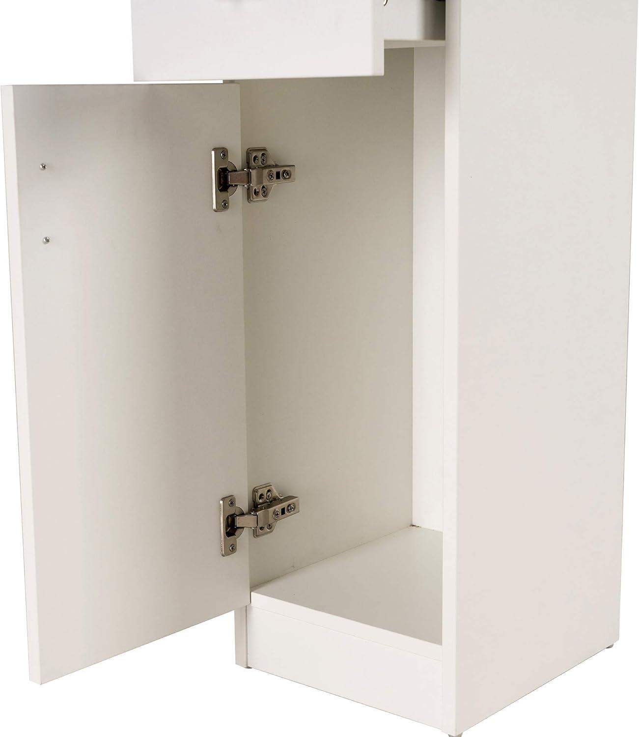 MCombo Locking Wall Mount Salon Styling Station Drawer Storage