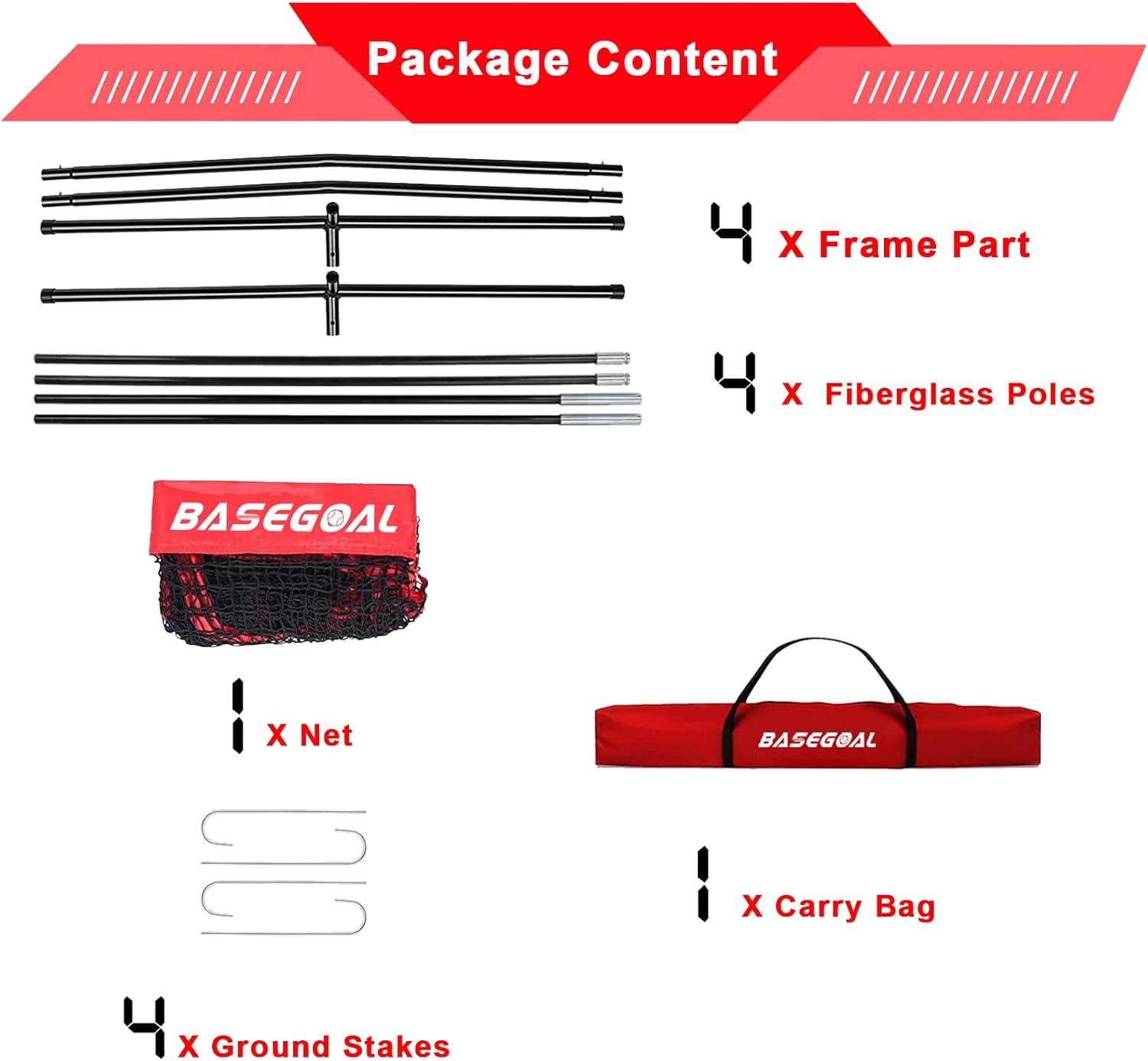 Football Nets for Throwing,Football Target,Quarterback Training Equipment with 5 Target Pockets for Improving Football Accuracy Throwing-8 x 8 ft or 7 x 7 ft Nets