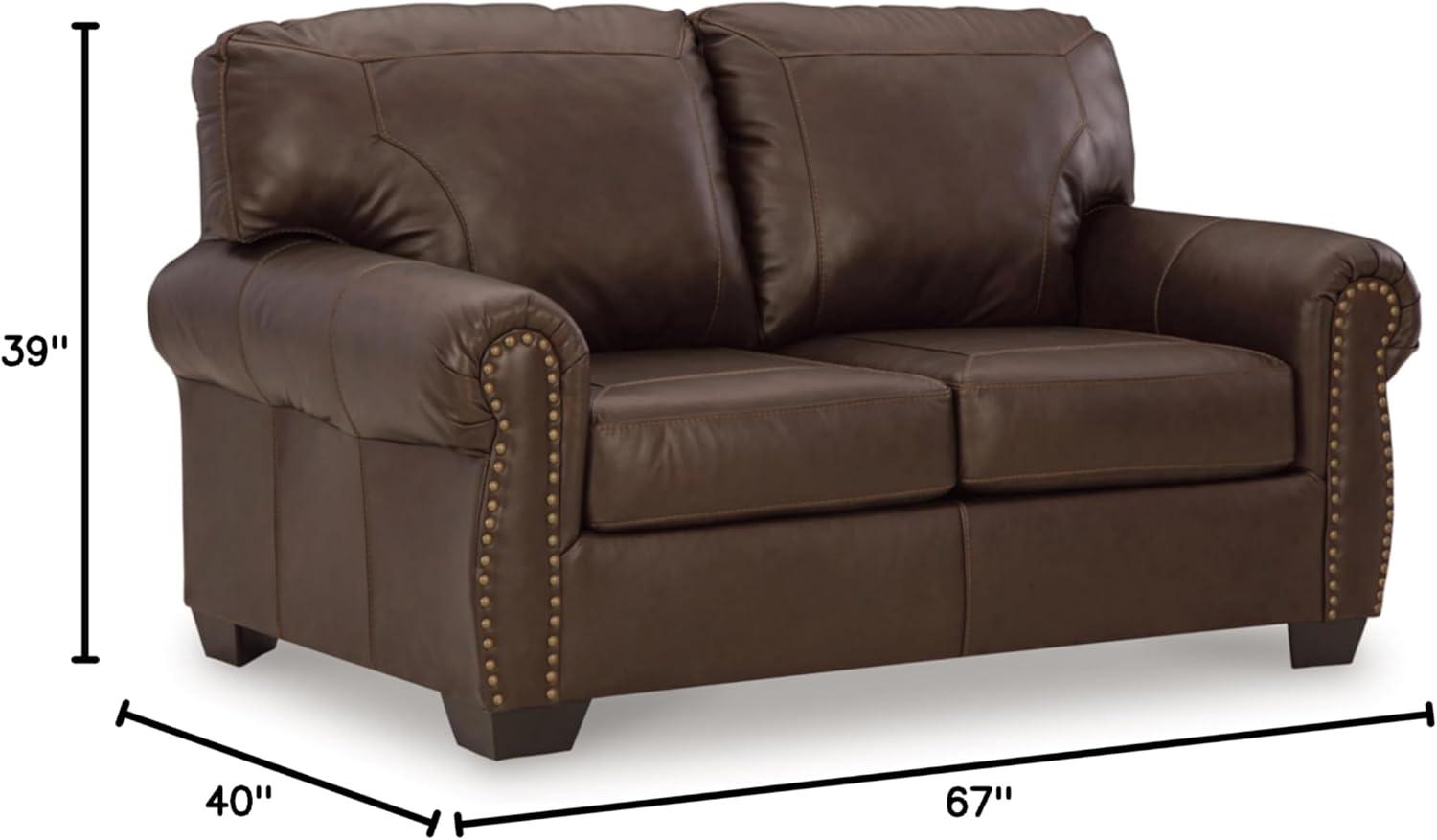 Ashley Furniture Colleton Dark Brown Loveseat