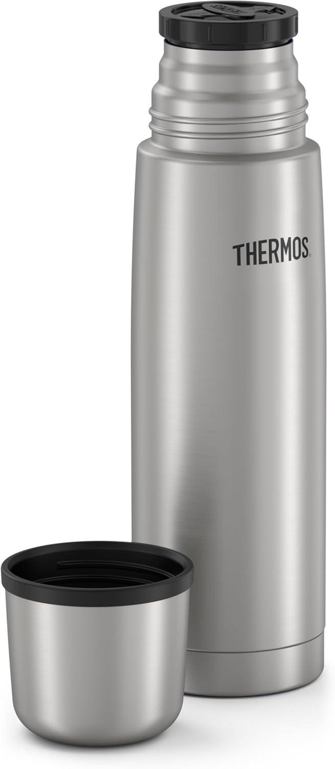 Thermos Vacuum Insulated Compact Beverage Bottle - 16 oz. - Silver/Black