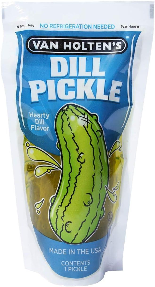Van Holten's Pickles - Jumbo Dill Pickle-In-A-Pouch - 12 Pack
