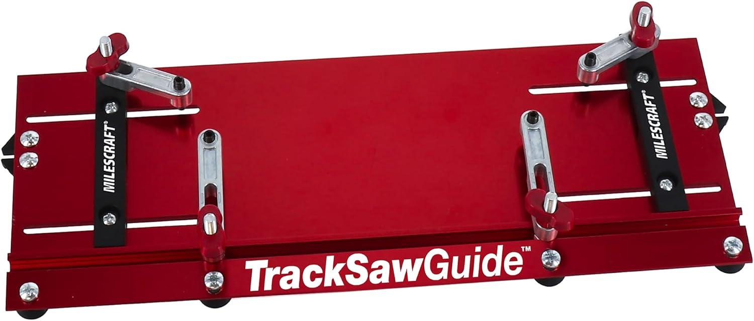 Milescraft Red and Silver Aluminum Track Saw Guide System