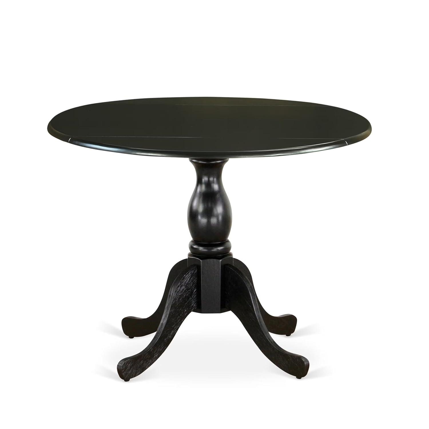 Dublin Extendable Round Solid Wood Dining Table