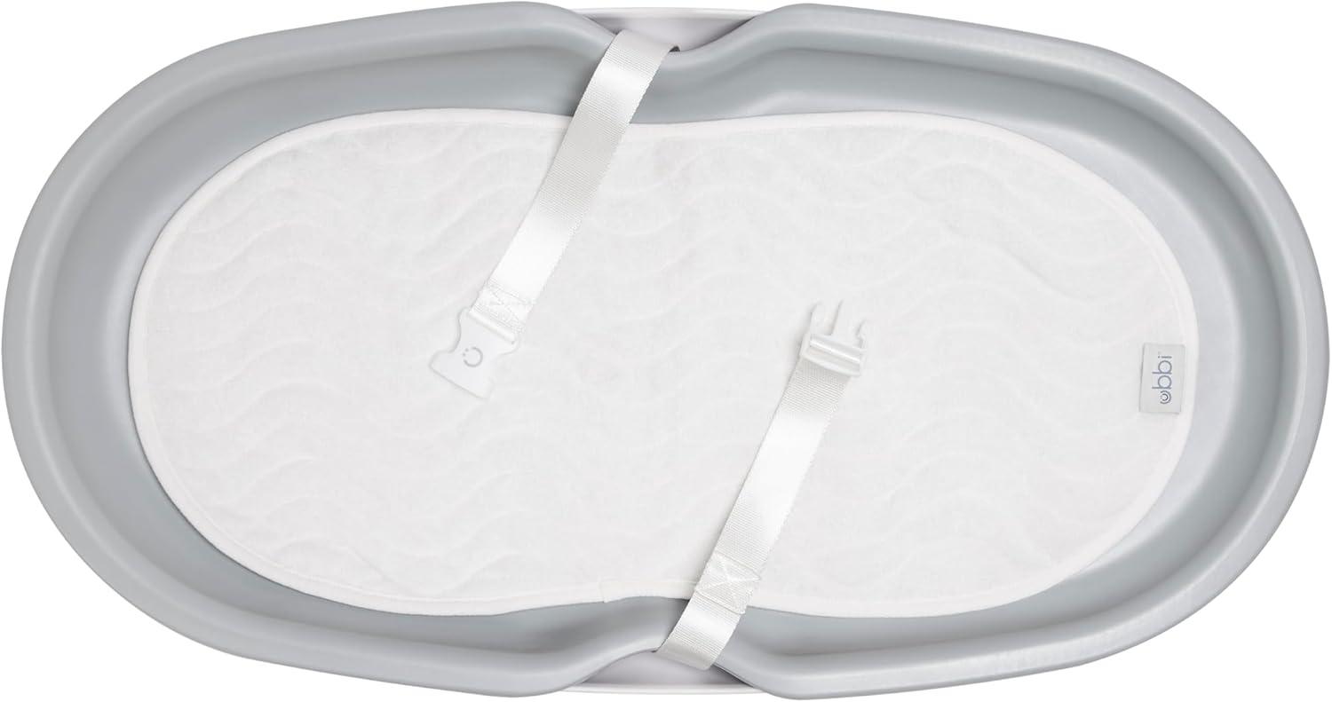 Ubbi Quilted Reusable Changing Pad Liner Covers - White