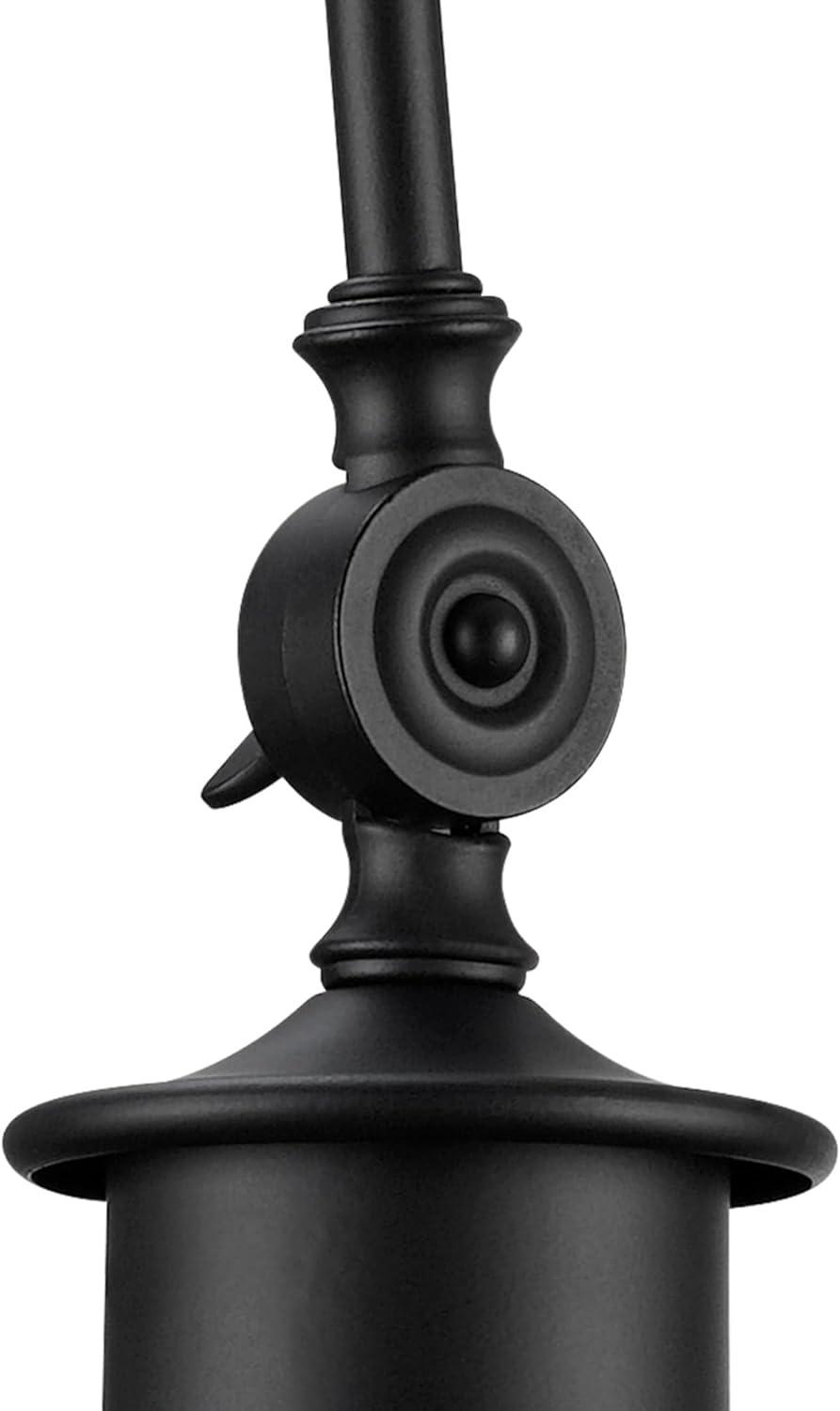 Globe Electric Aedan 1-Light Black Wall Sconce