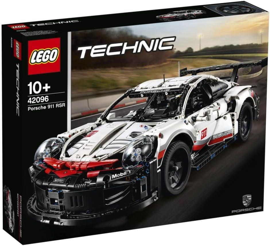 LEGO Technic Porsche 911 RSR Race Car Model Building Kit 42096, Advanced Replica, Exclusive Collectible Set, Gift for Kids, Boys & Girls