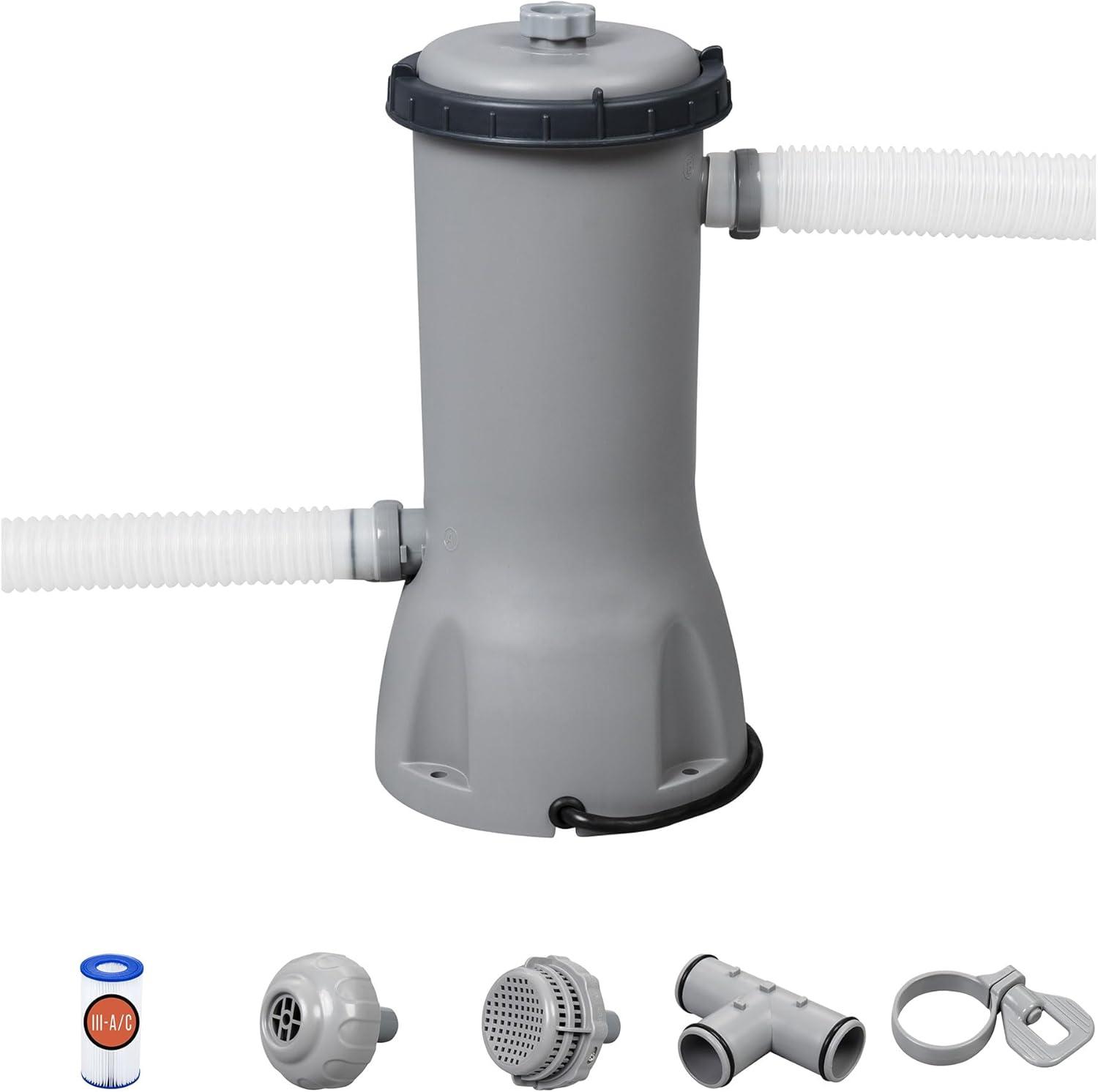 Bestway Bestway Flowclear 1,000 Gallons per Hour Above Ground Swimming Pool Filter Pump
