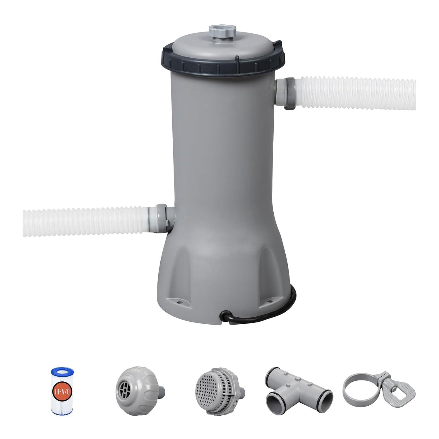 Bestway Bestway Flowclear 1,000 Gallons per Hour Above Ground Swimming Pool Filter Pump