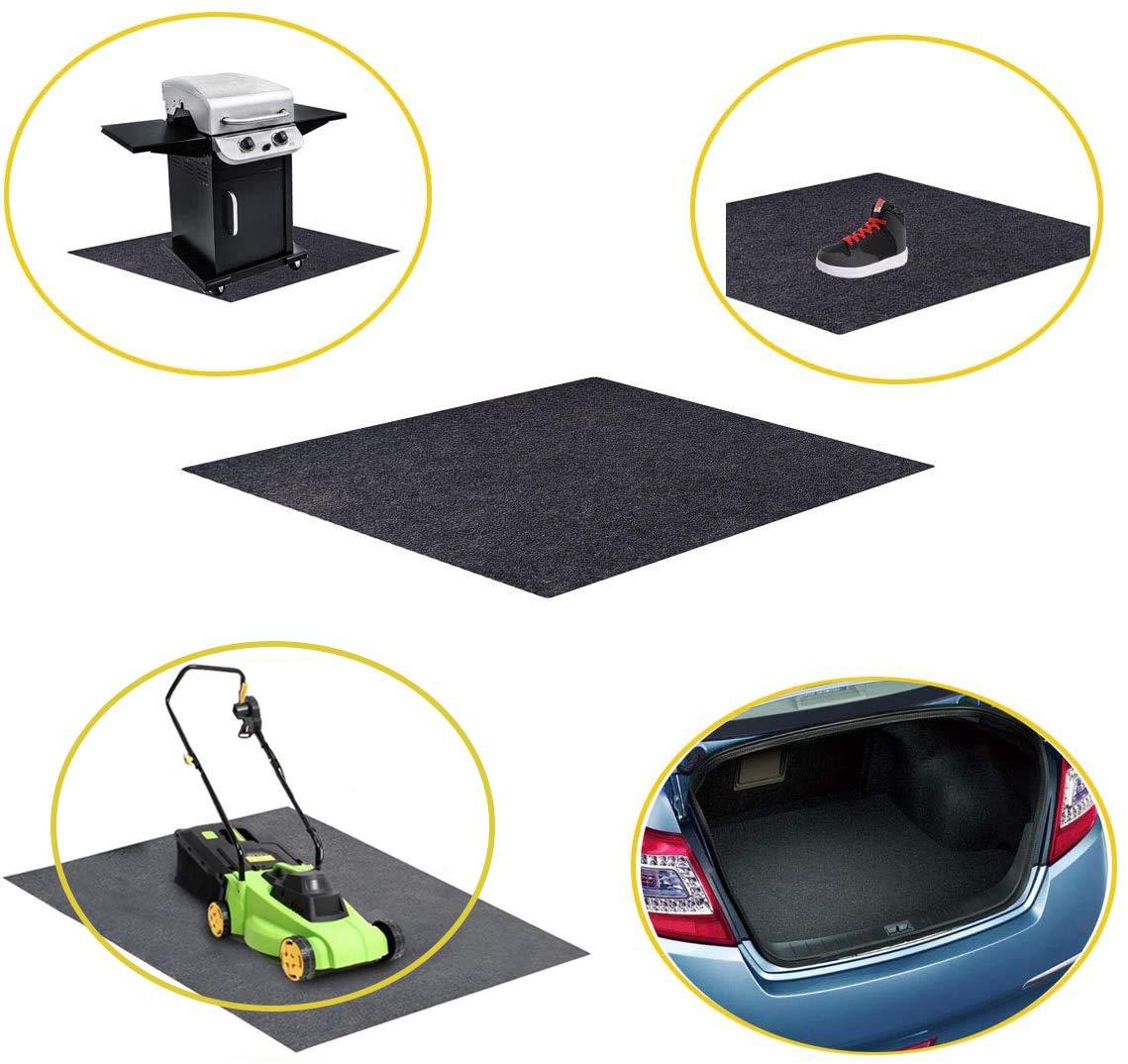 Under Grill Mat,Premium Grill Mat for Deck, Under Grill Floor Mats to Protect Deck,BBQ Mat for Under BBQ, Absorbent Oil Pad Protector for Decks and Patios,Waterproof, Reusable,(36x30 Inches)…