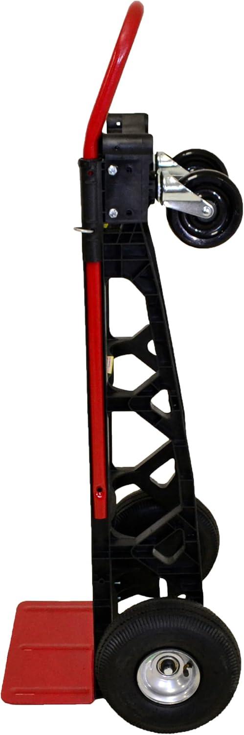 Milwaukee Hand Trucks Nylon Convertible Truck with 10? Pneumatic Tires