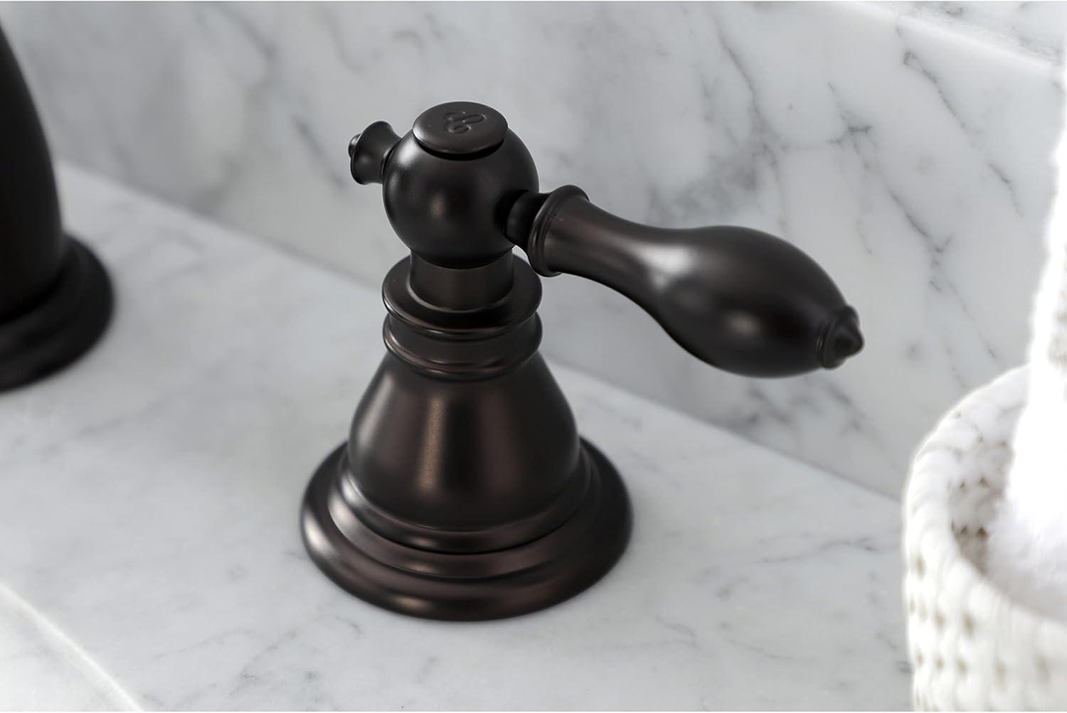 American Classic Widespread Bathroom Faucet with Retail Pop-Up, Oil Rubbed Bronze