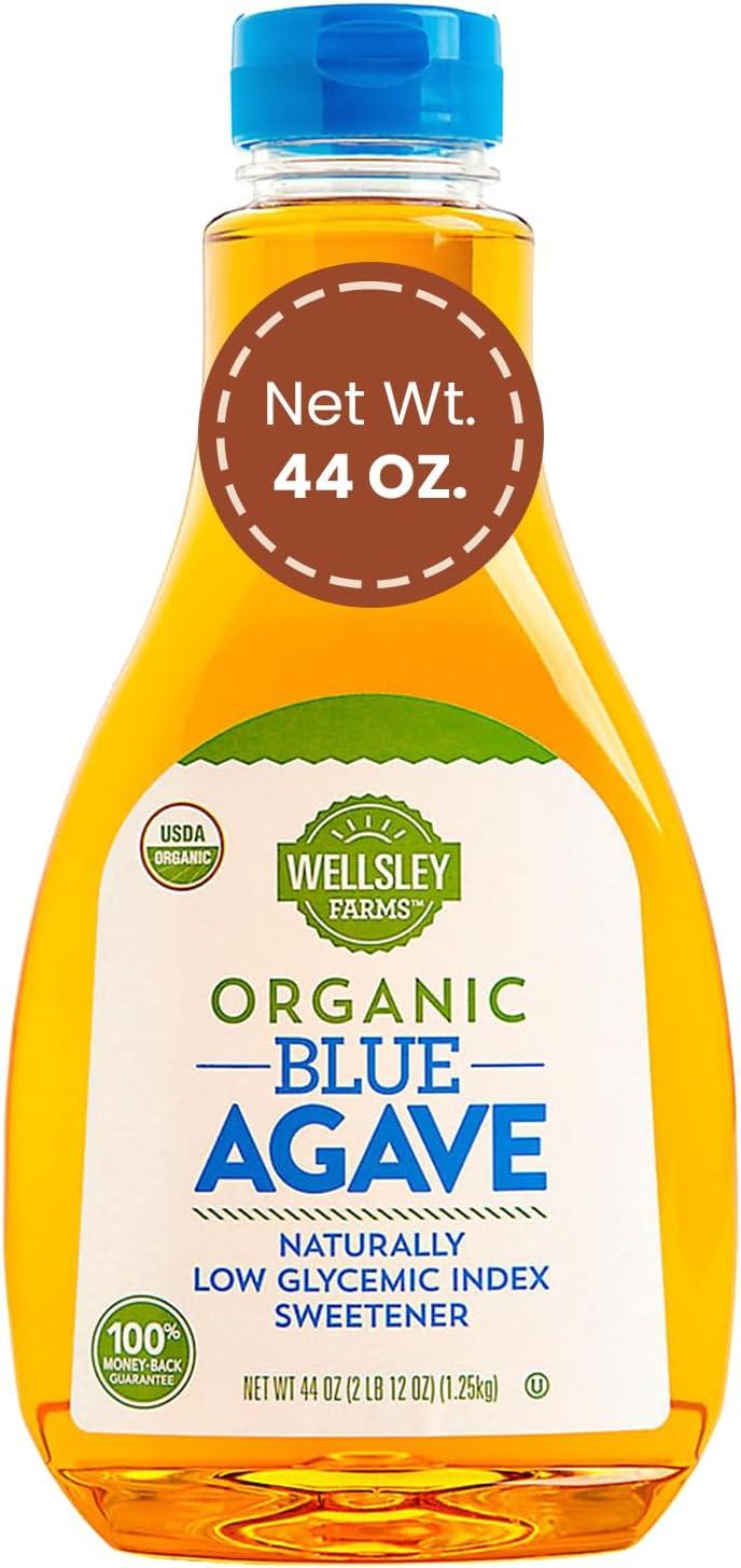 Wellsley Farms Organic Blue Agave, Liquid 44 oz.- Sugar Substitutes