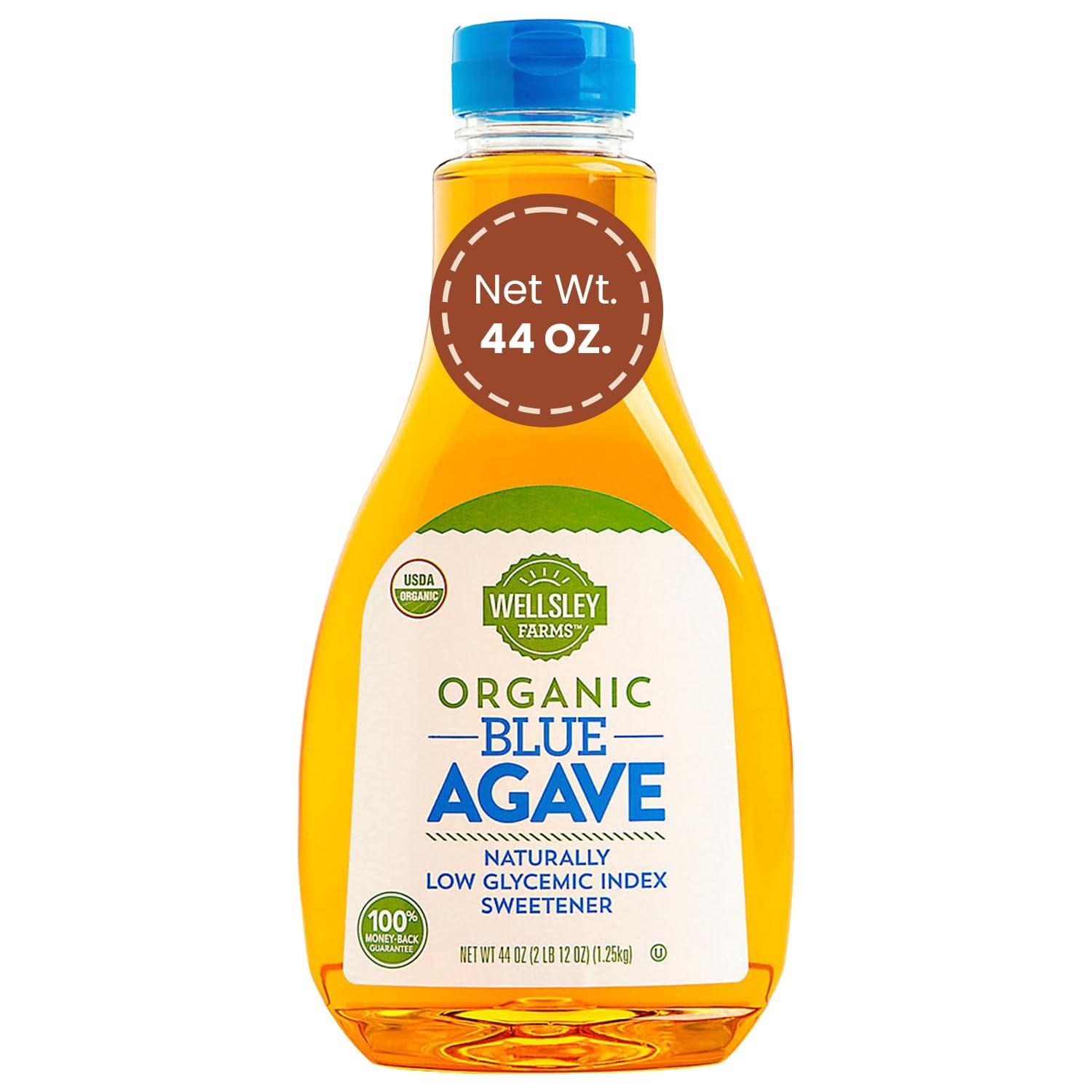 Wellsley Farms Organic Blue Agave, Liquid 44 oz.- Sugar Substitutes