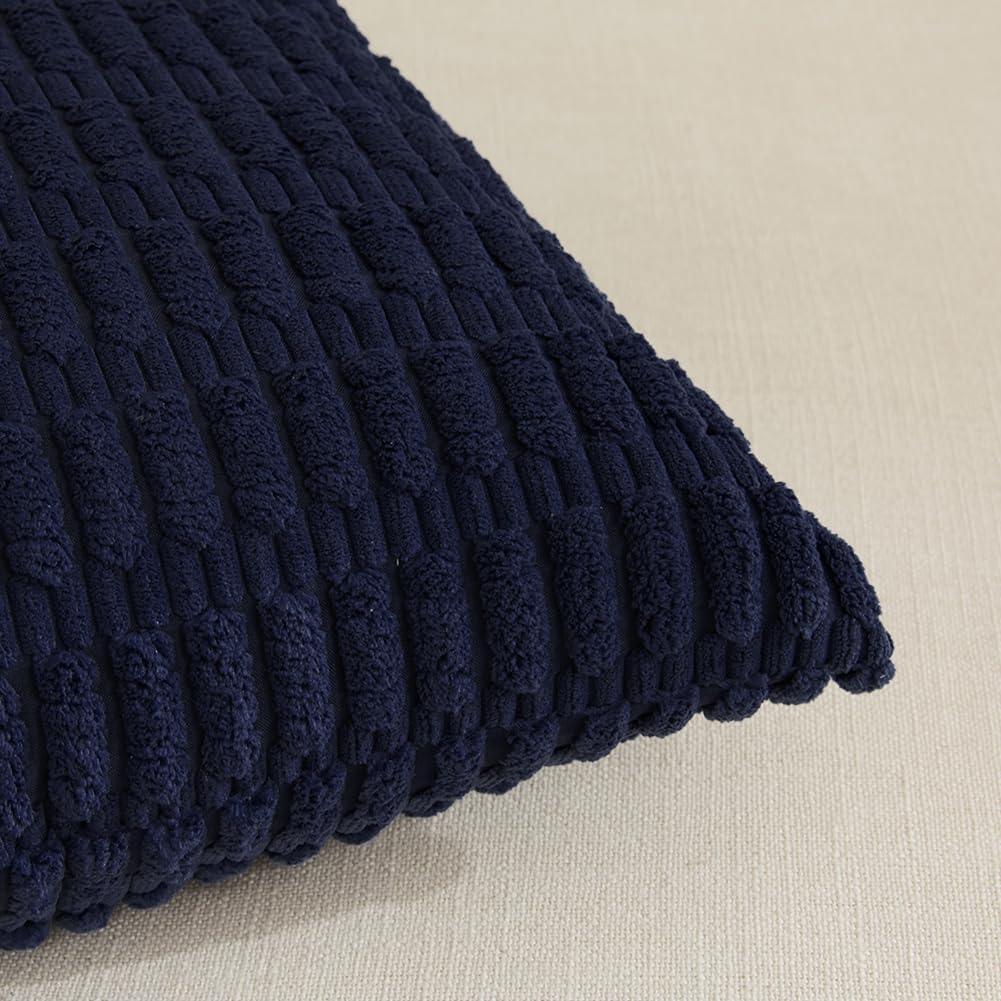 Houndstooth Cotton Blend Reversible Pillow Cover (Set of 4)