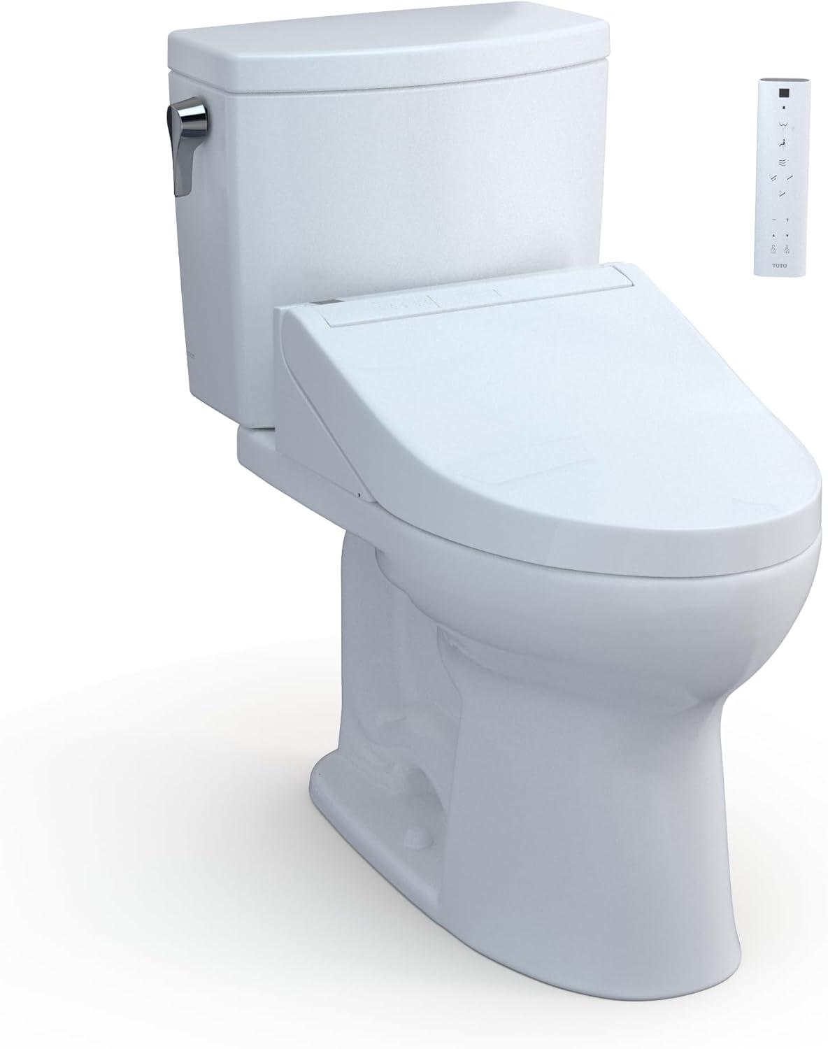 Drake 1 GPF (Water Efficient) Elongated Bidet Toilet with High Efficiency Flush (Seat Included)