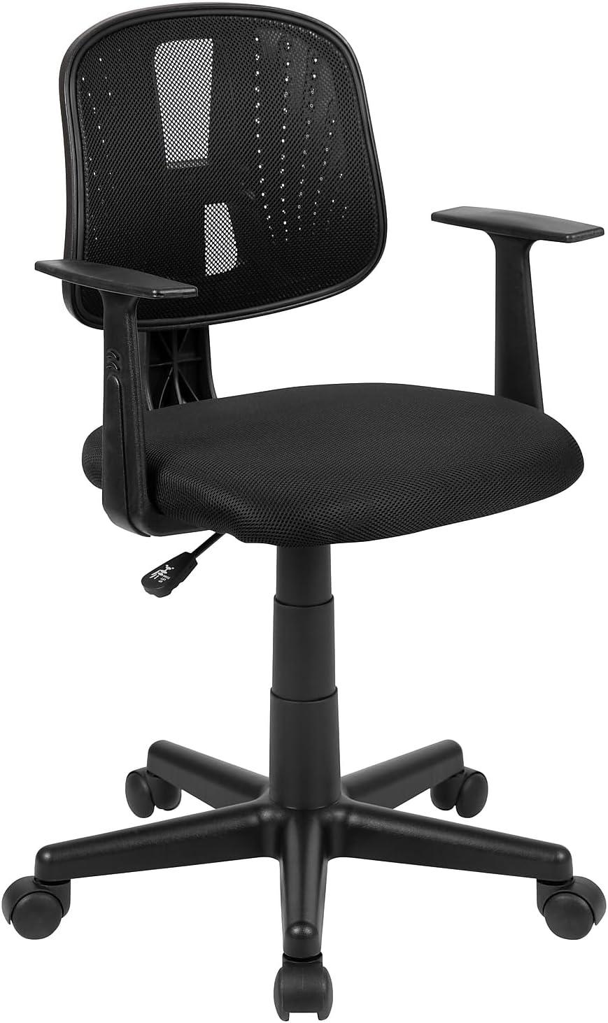 Flash Furniture Meridian Mid-Back Swivel Mesh Task Office Chair with Pivot Back