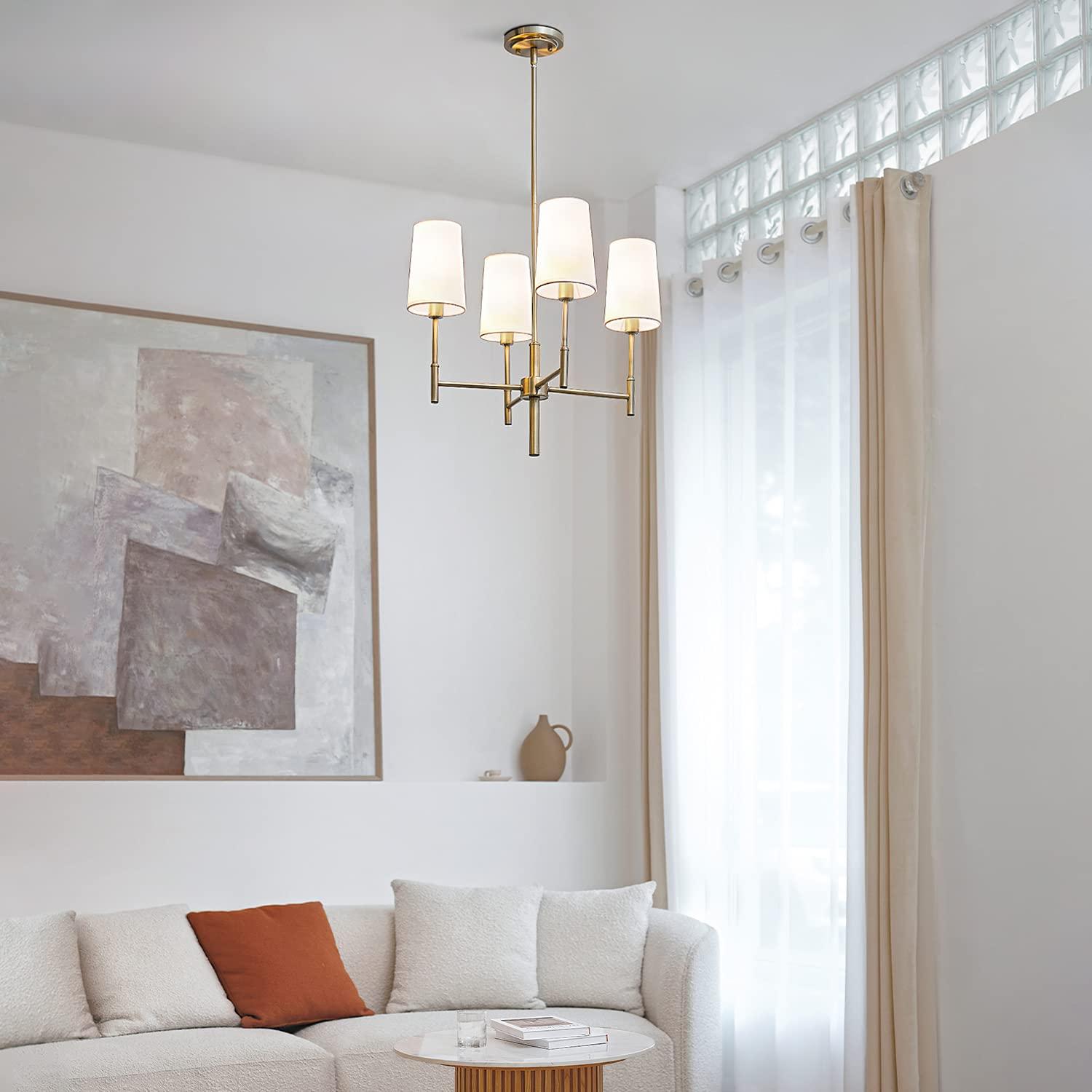 Mercer41 Asuman 4 - Light Dimmable Classic / Traditional Chandelier