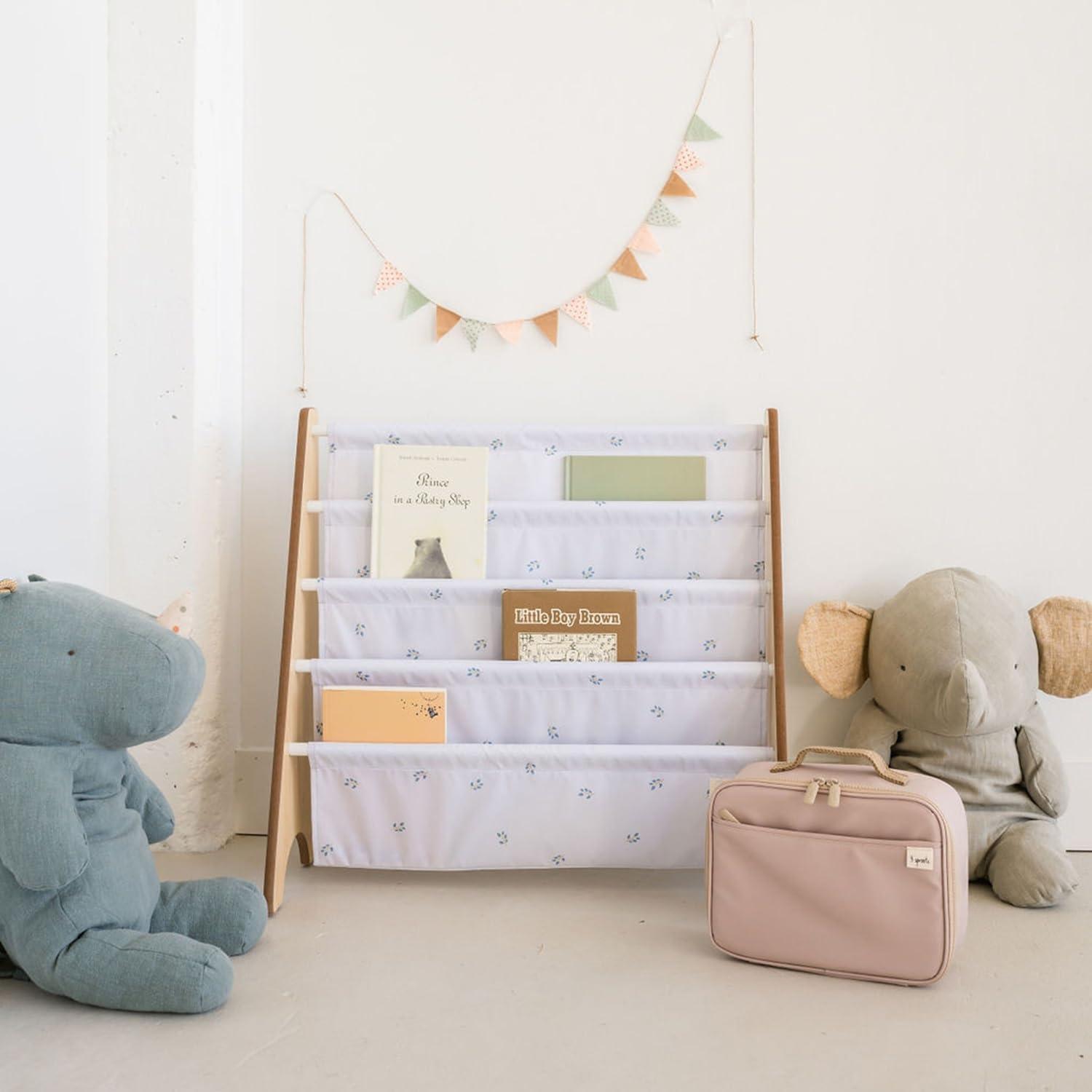 3 Sprouts URKS 3 Sprouts - Book Shelf - Kids Book Rack Organizer  - Baby Room Bookcase