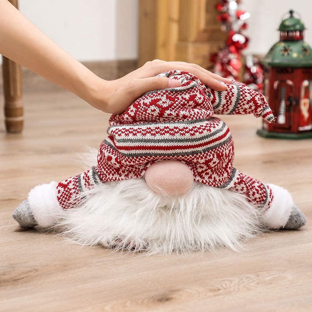 KKIMR Black Clearance Friday Xmas Decoration Gnome Christmas Tree Topper Gnome Christmas Ornaments Santa Gnomes Plush Decoration OrnamentChristmas Ornaments