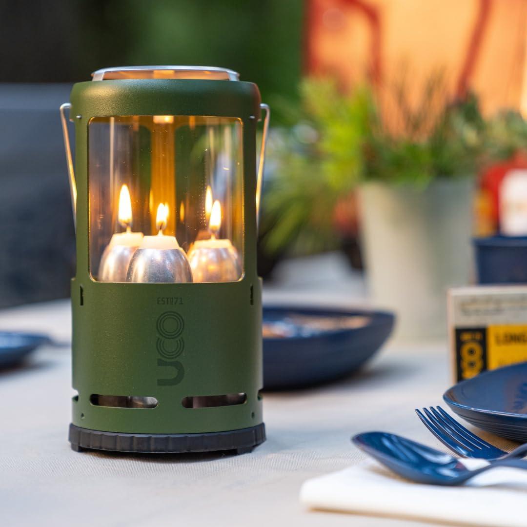 UCO Candlelier Candle Lantern, Powder Coated-Forest