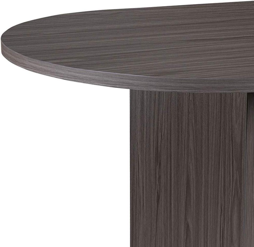 Flash Furniture Jones 6' Oval Multipurpose Conference Table, Rustic Gray