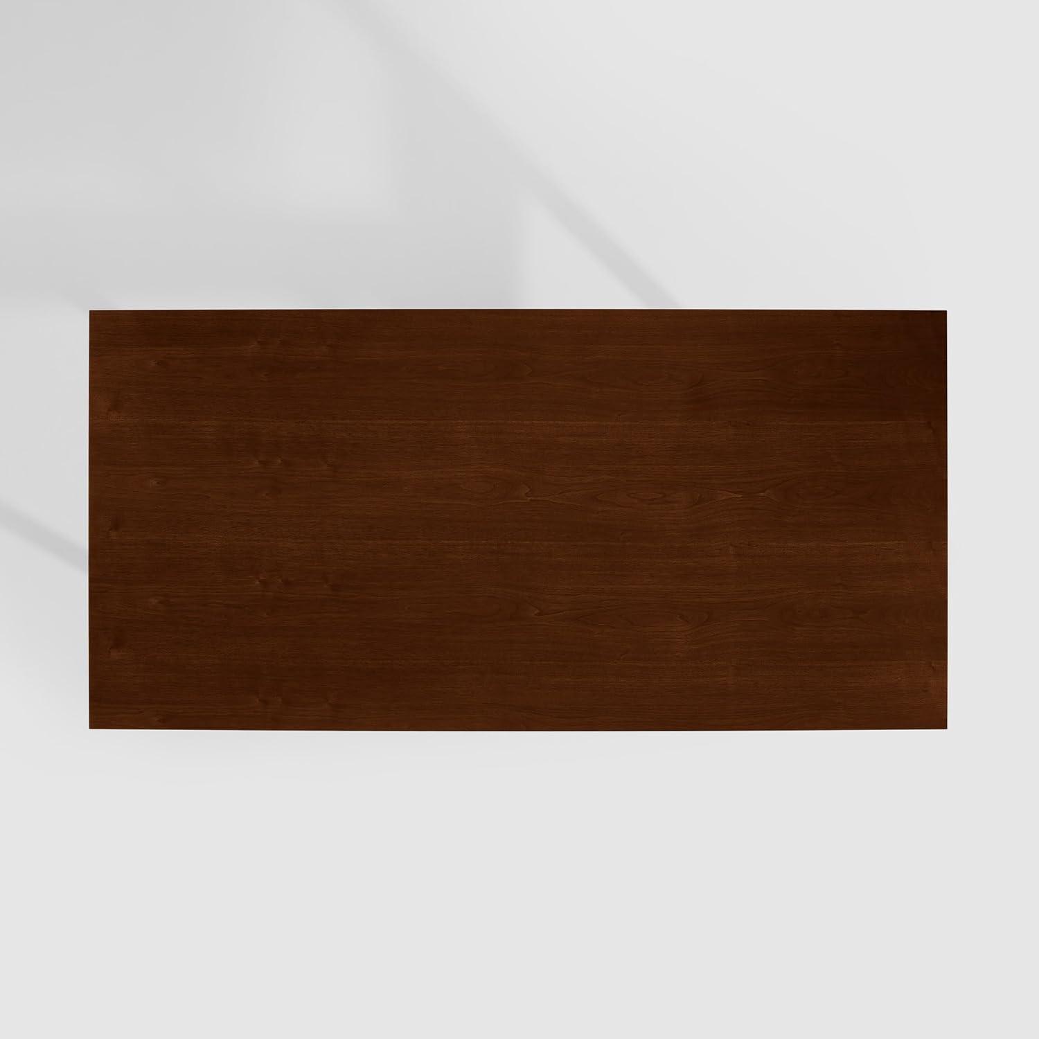Ash Metal Base Dining Table