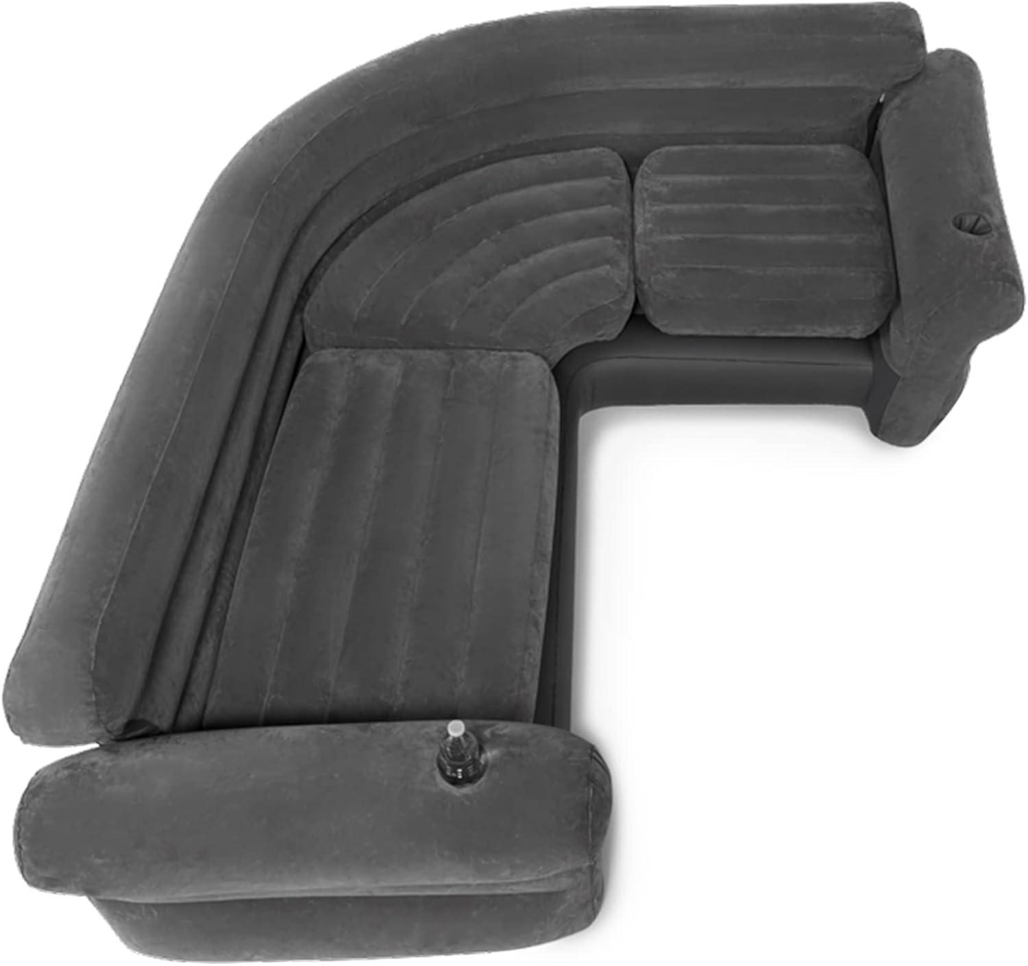 Intex 101" Wide Right Hand Facing Corner Inflatable Sectional Sofa