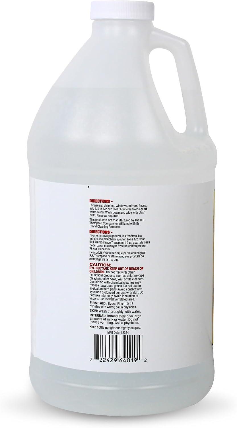 Clear Ammonia Multipurpose Cleaning Solution, 64 oz Bottle