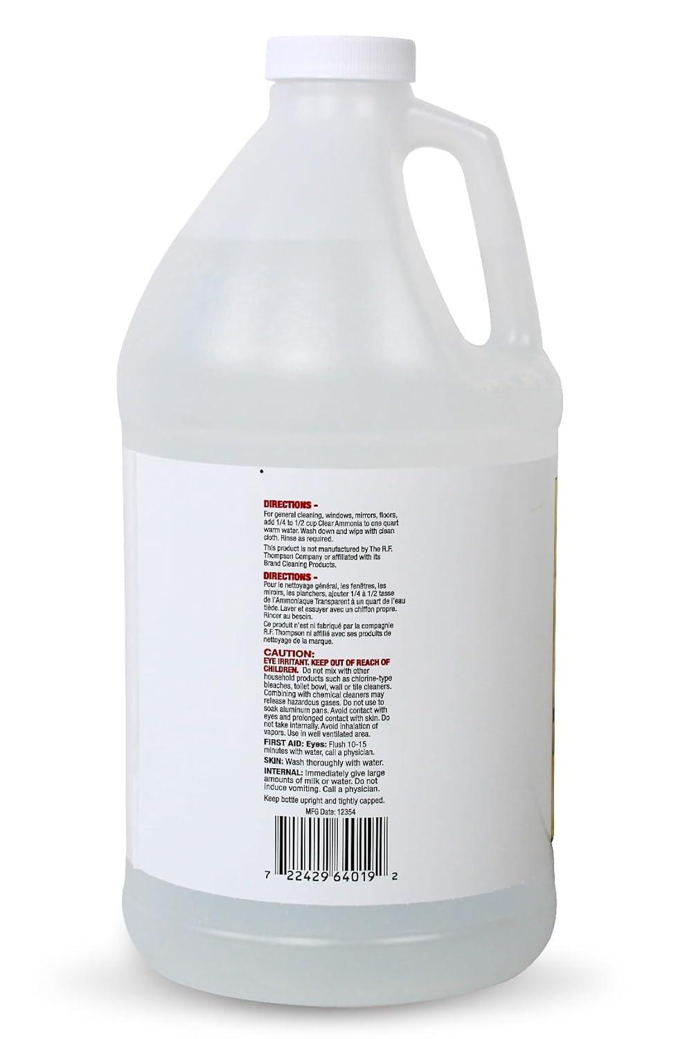 Clear Ammonia Multipurpose Cleaning Solution, 64 oz Bottle