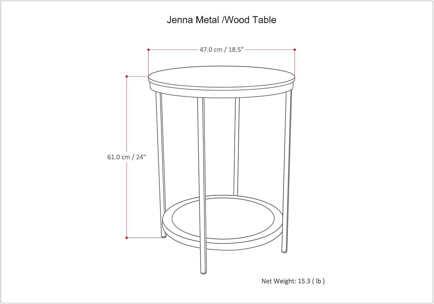 Suazo Solid Wood Top End Table