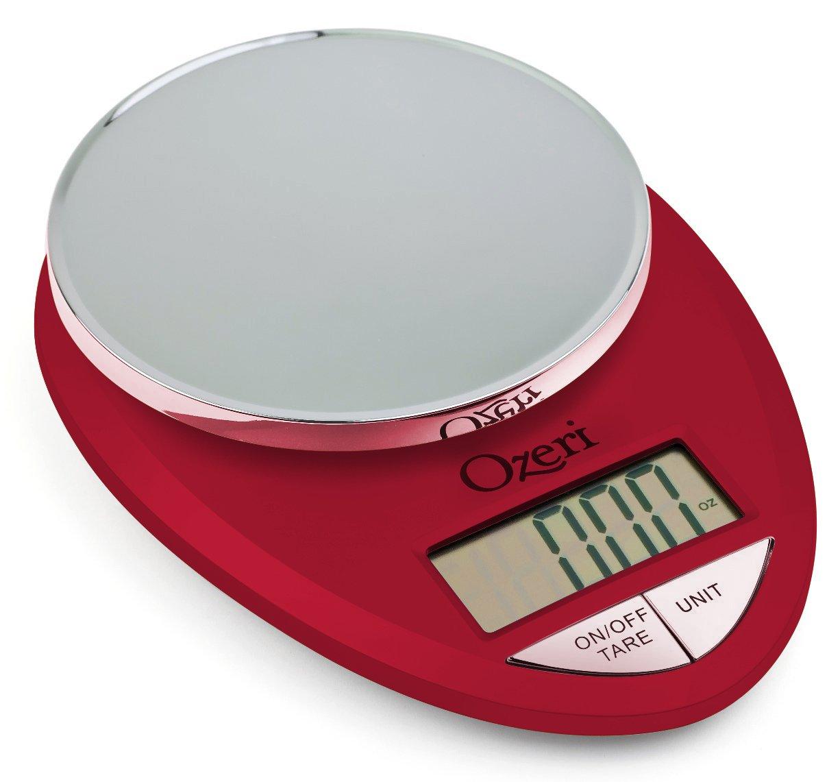 Ozeri Pro Digital Kitchen Food Scale, 0.05 oz to 12 lbs (1 gram to 5.4 kg)