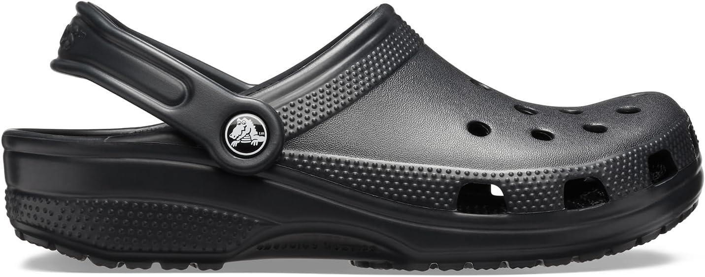 Men's 12 Black Aerated Slip Resistant Clogs