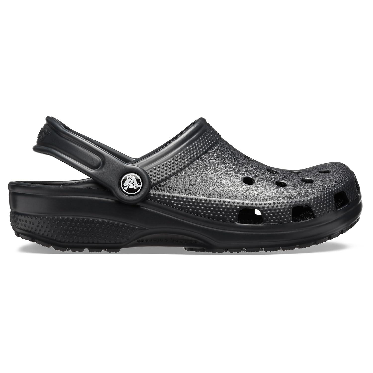 Men's 12 Black Aerated Slip Resistant Clogs