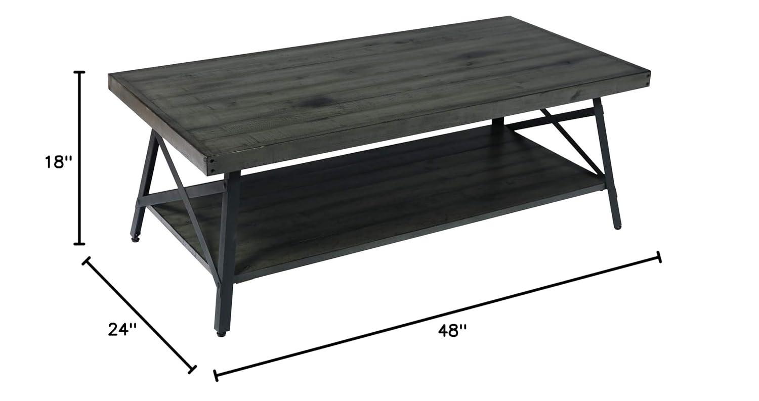 Laguna Solid Wood Top Coffee Table