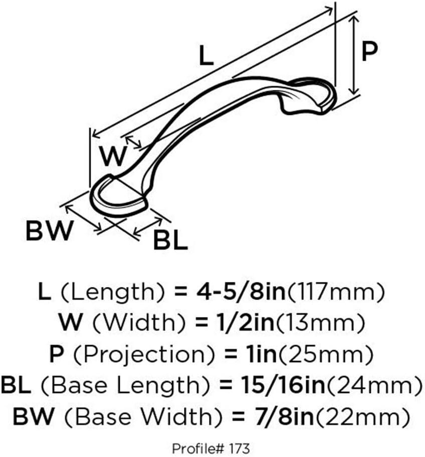 Satin Nickel 3-Inch Traditional Cabinet Pull with Mounting Hardware