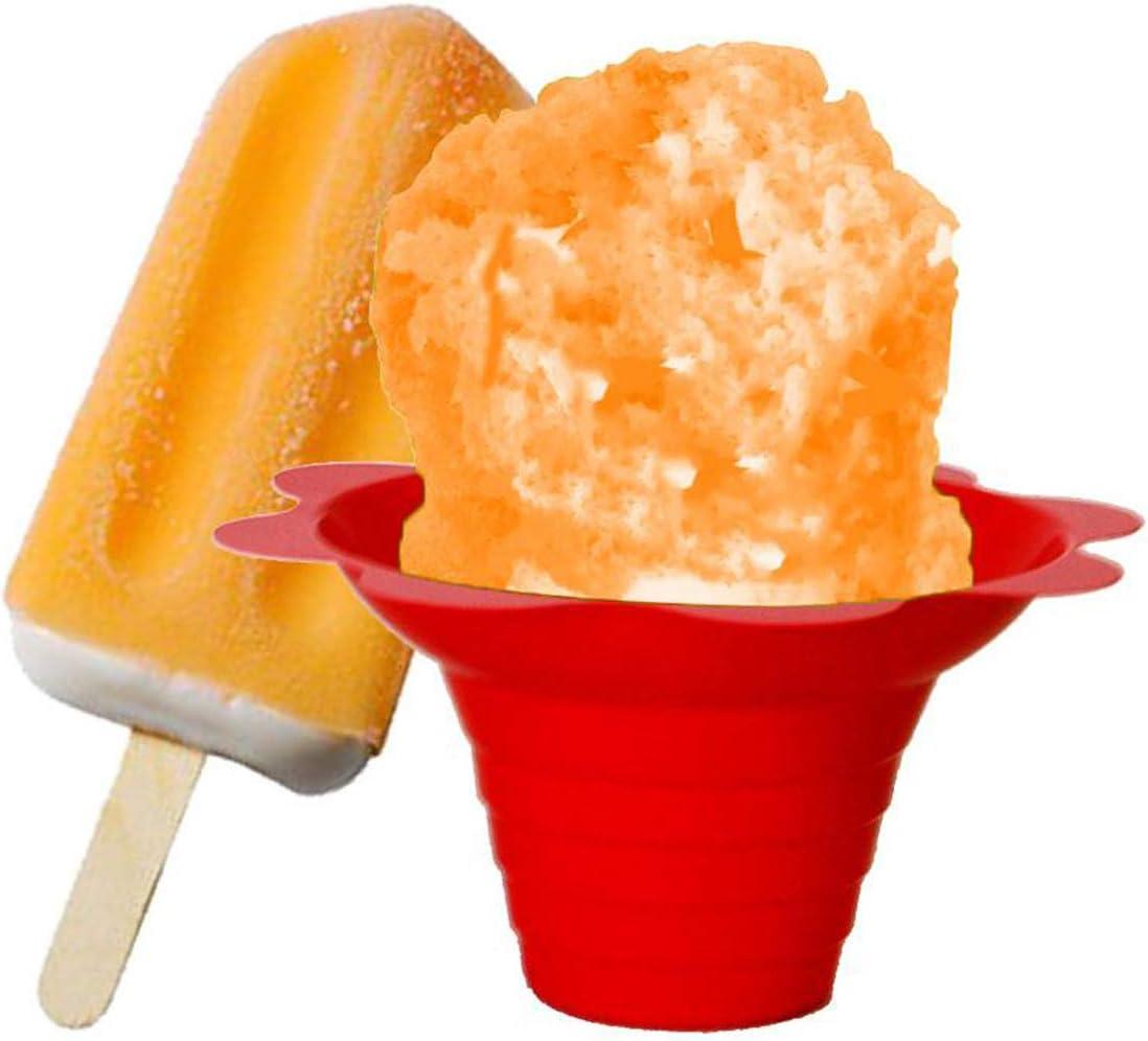 Hypothermias Shaved Ice & Snow Cone Syrup Variety Pack - Blue Raspberry, Tiger's Blood, Dreamcicle - 100% Pure Cane Sugar in a Gift Box