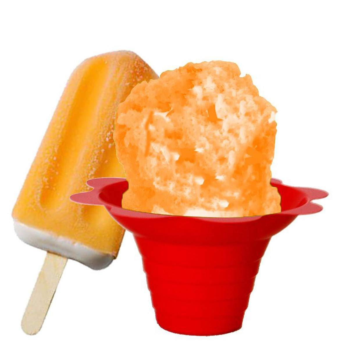 Hypothermias Shaved Ice & Snow Cone Syrup Variety Pack - Blue Raspberry, Tiger's Blood, Dreamcicle - 100% Pure Cane Sugar in a Gift Box