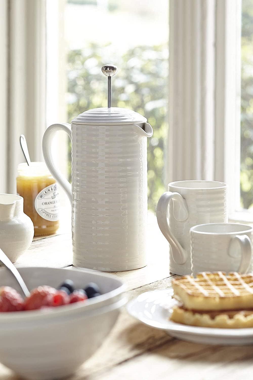 White Ceramic Microwave Safe Cereal and Soup Bowl