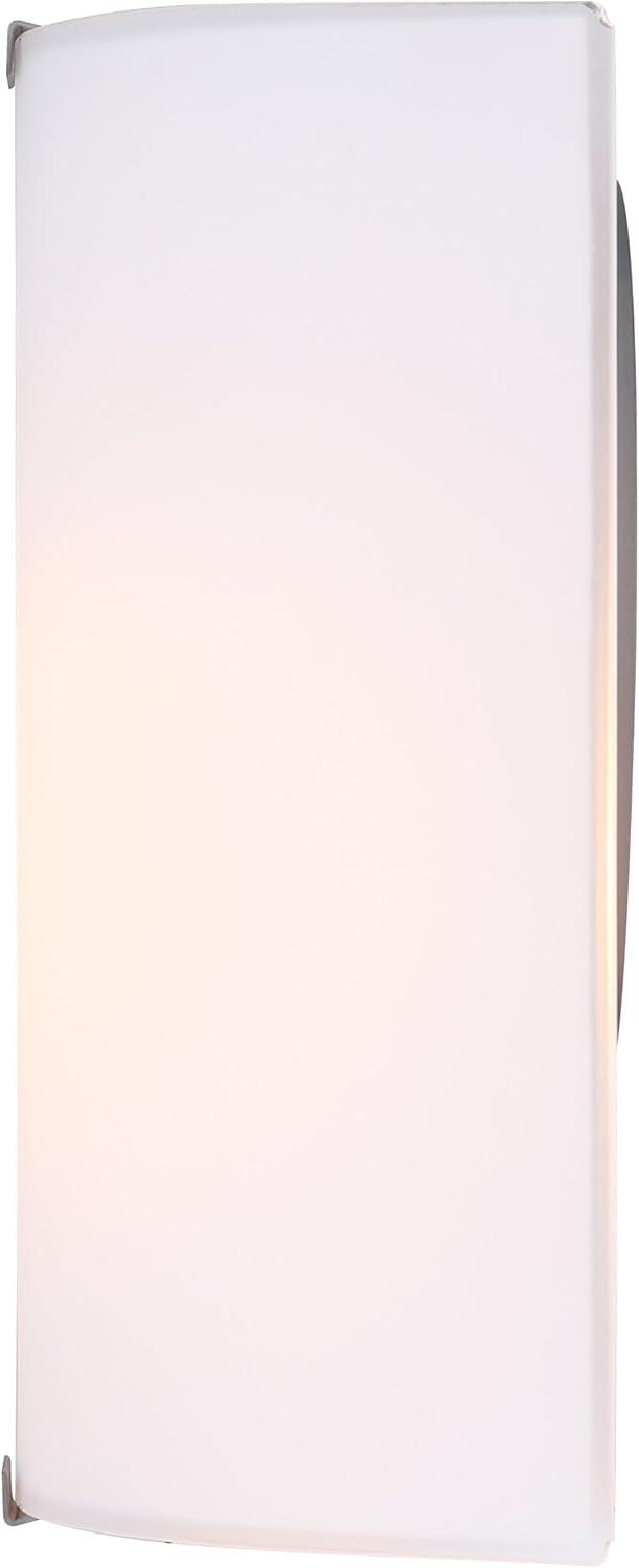 Grey and Opal Glass Modern Wall Sconce