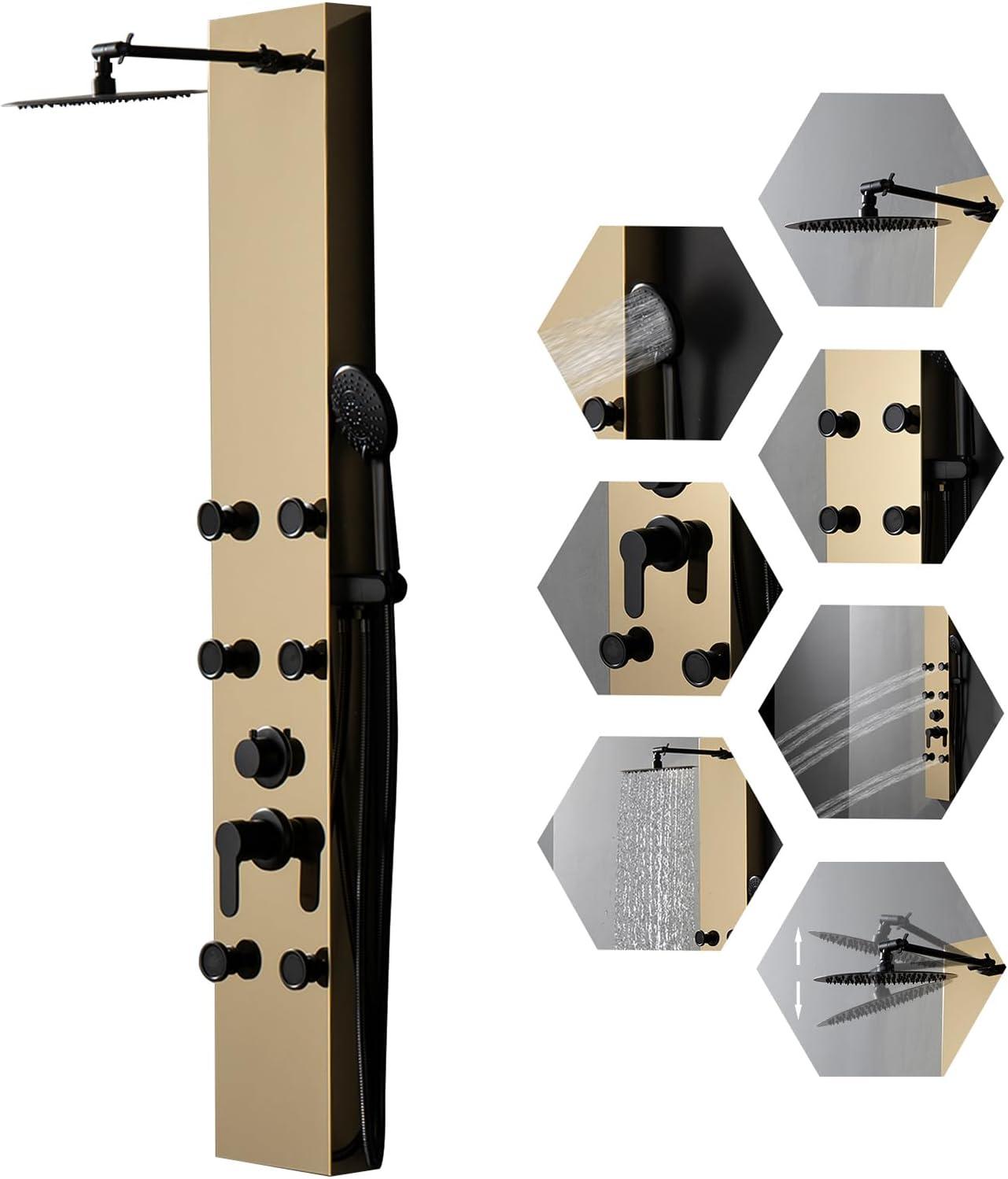 60.55'' Shower Panel with Adjustable Shower Head