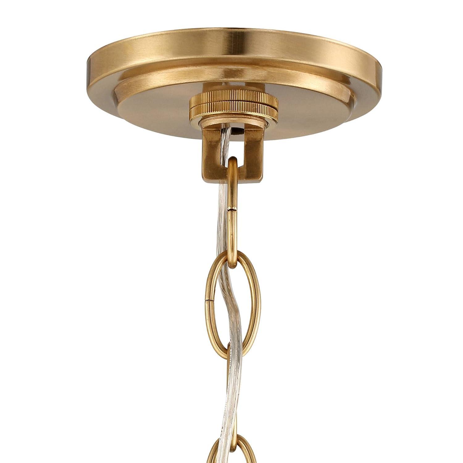 Possini Euro Design Milbury Soft Gold Chandelier 30" Wide Industrial Tiered White Glass Shade 9-Light Fixture for Dining Room House Kitchen Island