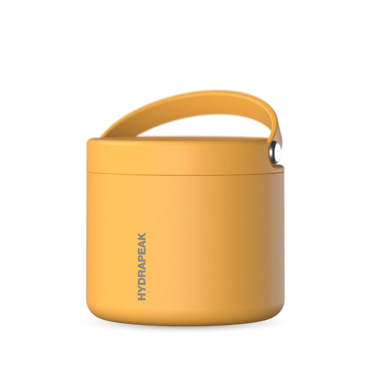 Hydrapeak 32 Oz Stainless Steel Vacuum Insulated Wide Mouth Leak-proof Thermos Food Jar For Hot And Cold, 10 Hours Hot 16 Hours Cold (Gray)